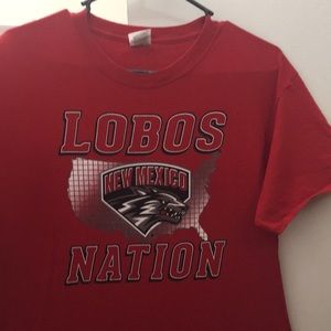 NCAA (New Mexico Lobos) - Red “Lobos Nation” Tee
